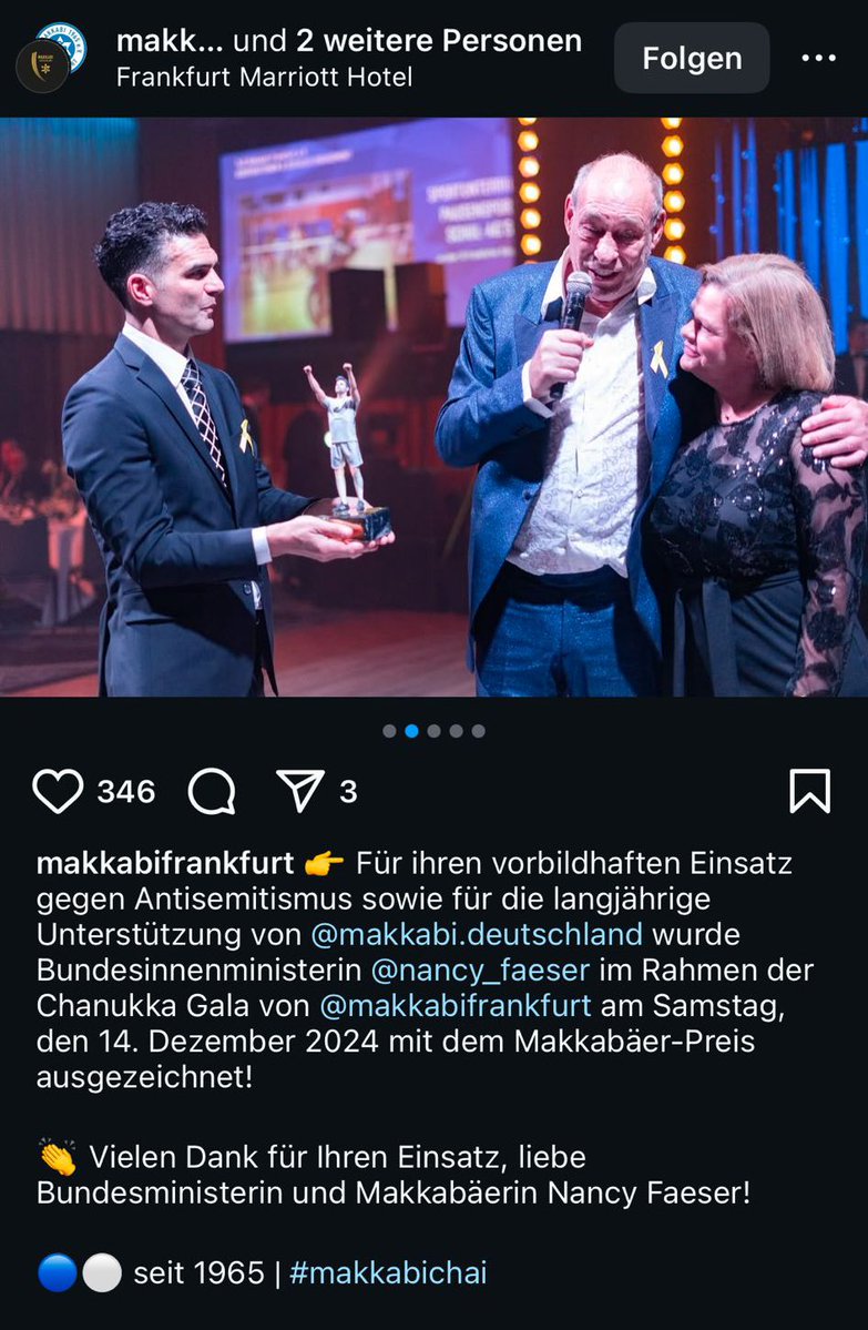 britainopello5's tweet photo. Es wird immer absurder; #Faeser mit #PeterFischer. Es findet zusammen, was zusammengehört. https://t.co/hB7BLXVqWT