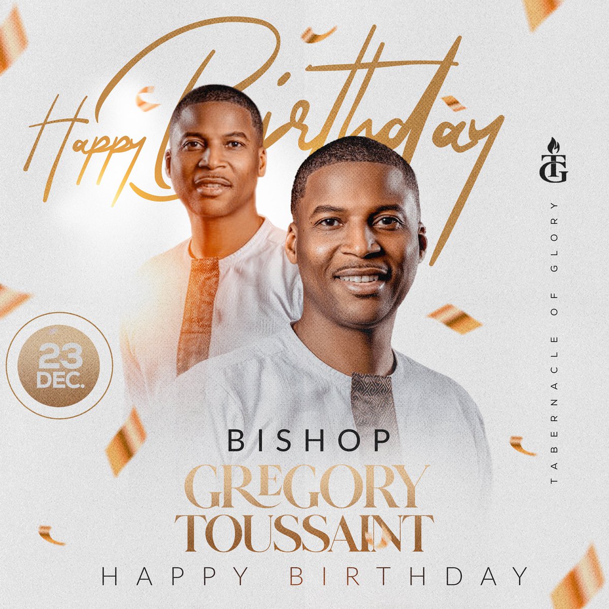 shekinahfm_'s tweet photo. Joyeux Anniversaire à notre Père Spirituel, Bishop Gregory Toussaint ! 🎉 Un homme de Dieu, un général dans le royaume, un pilier de force et de foi, un leader qui transforme des vies par la puissance du Saint-Esprit. 

#shekinahfm
#gregorytoussaint https://t.co/AvtUjRx4Yz