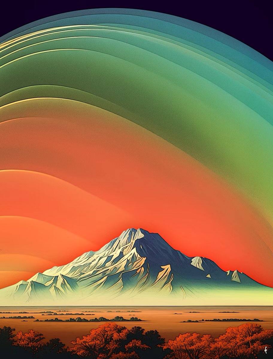 <a href="/RealKatoOG/">Kato</a> <a href="/walletbubbles/">WB</a> #CollectingTogether 

“Aurora”

5/10  |  0.015 base

Digital collage

foundation.app/mint/base/0x46…