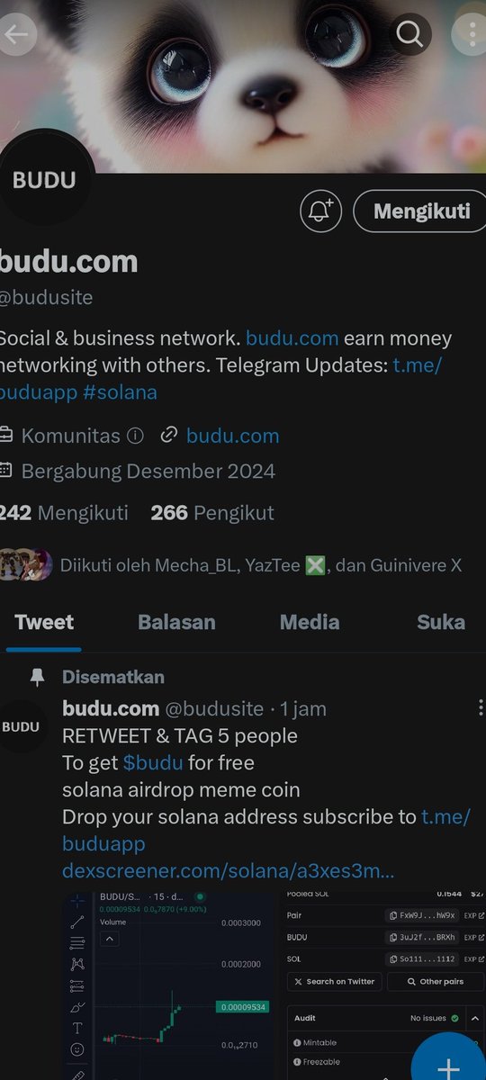 Sar_Dmeta's tweet photo. @yzzztv_official @budusite 84NVjqHuu3XcfyeuCEQnwaG3YpmCGC2yNTT3Z9yAF8iR https://t.co/lpXkjOMo27