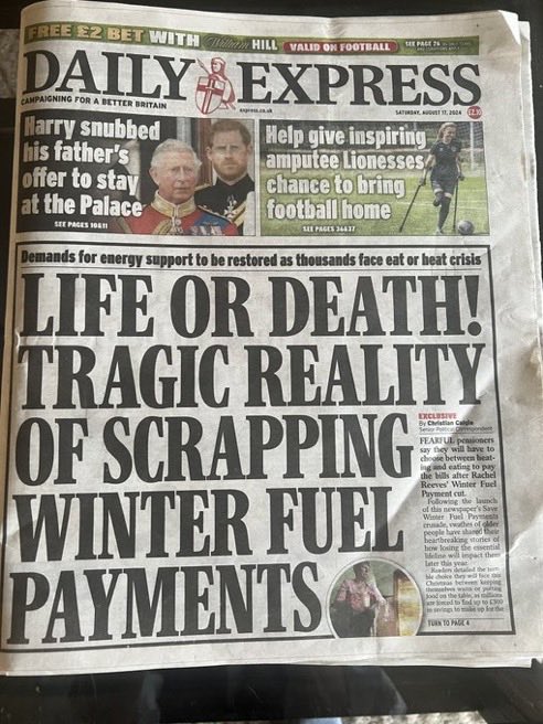 WeLnever's tweet photo. @UKHSA What temperature is recommended to heat the homes of the elderly.?
We know cold homes cost lives. Should granny travel on a warm bus or go to a cafe or neighbours house to avoid freezing and overwhelming the @NHSEngland ?
Is it best to
#StayHome
To
#SaveLives
To
#SaveGranny ? https://t.co/wc5ZS4NIi6