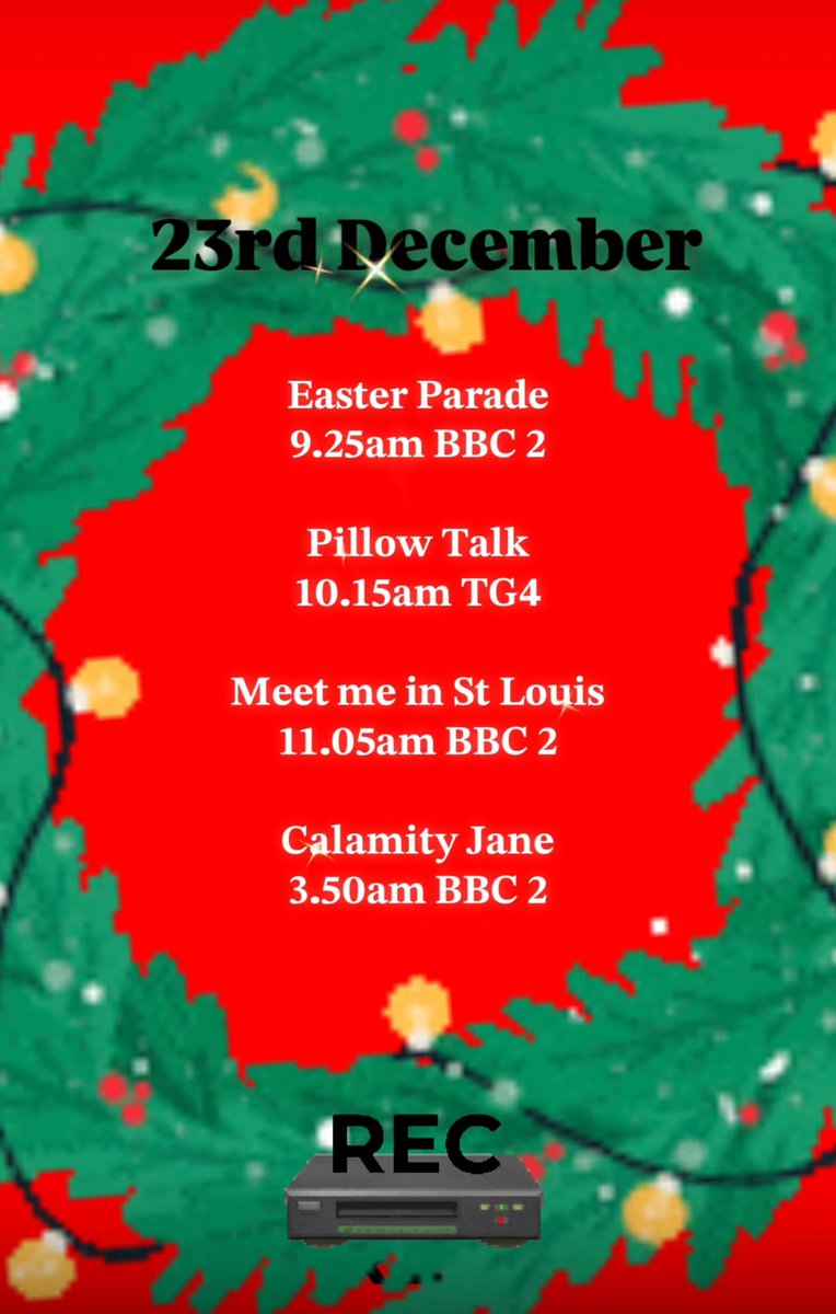 Get your VHS’s ready, musicals ahoy. BBC starting strong 🎄
