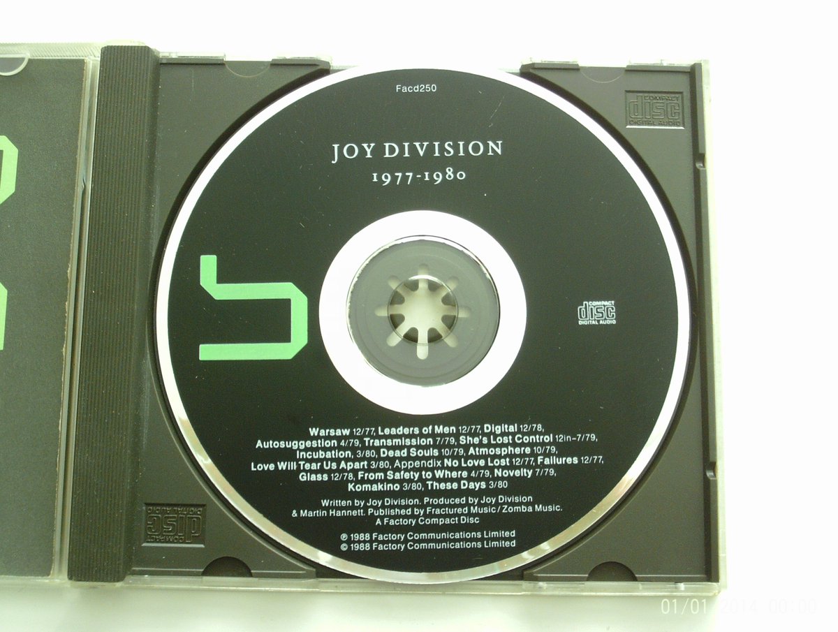 FactoryRecCol's tweet photo. Fact 250 Joy Division SUBSTANCE CD album 1988 @factoryrecords @JoyDivision #fact250 #CD https://t.co/pNaZJaMvTn