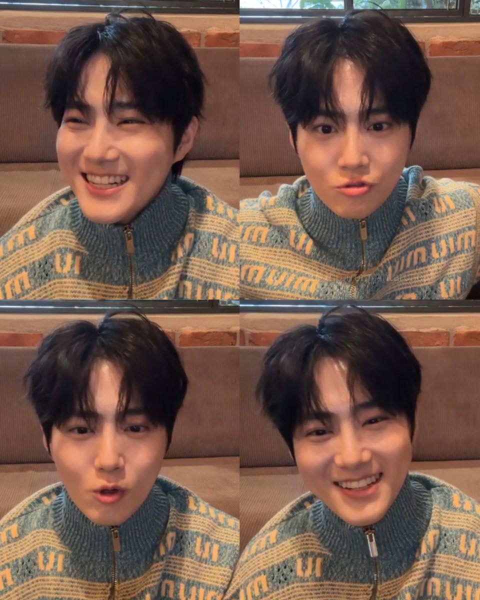 indiesh2o's tweet photo. JUNMYEON IS SO HAPPY AND CUTE! I'M CRYING https://t.co/mhk1I7v92M