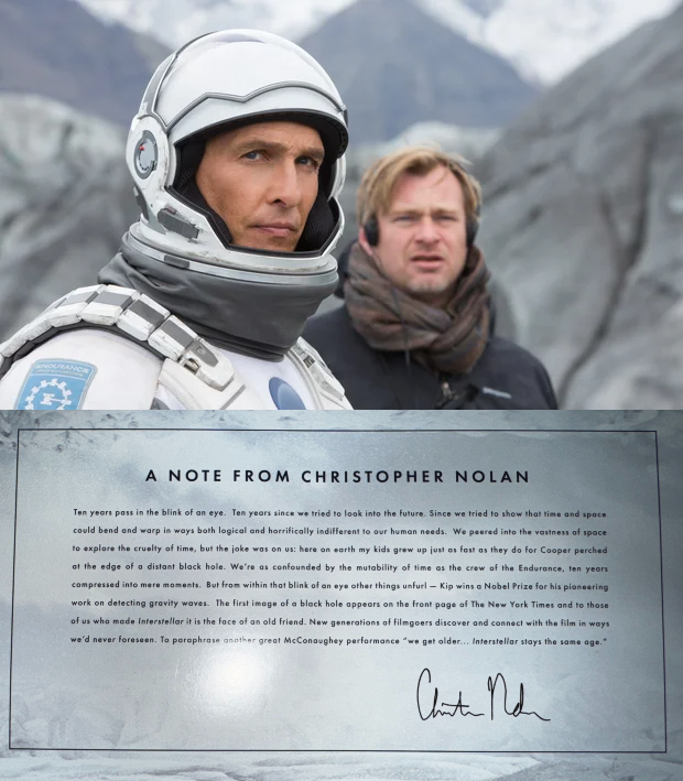 CultureCrave's tweet photo. “We get older... 'Interstellar' stays the same age" 

— Christopher Nolan https://t.co/iv7h4LlLHe