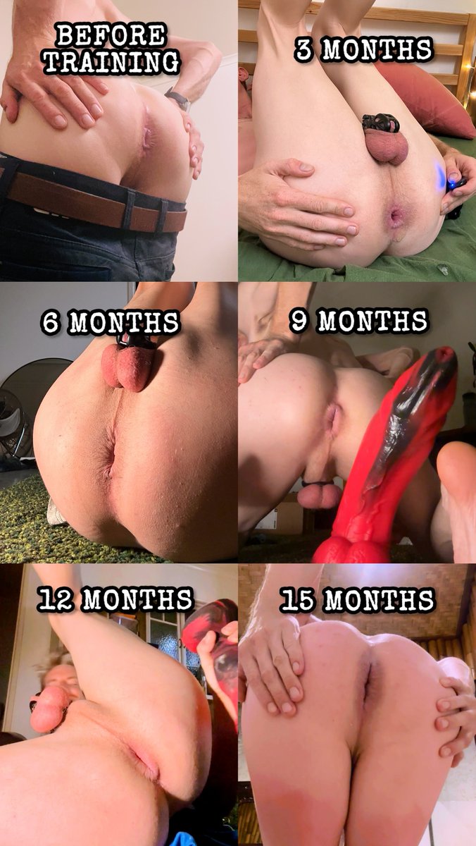 Lock yourself and train your hole until you turn it into a real pussy to take dick.
It takes time, but results are worth of it. See how <a href="/Deleterious__/">Deleterious</a> did. Amazing job!