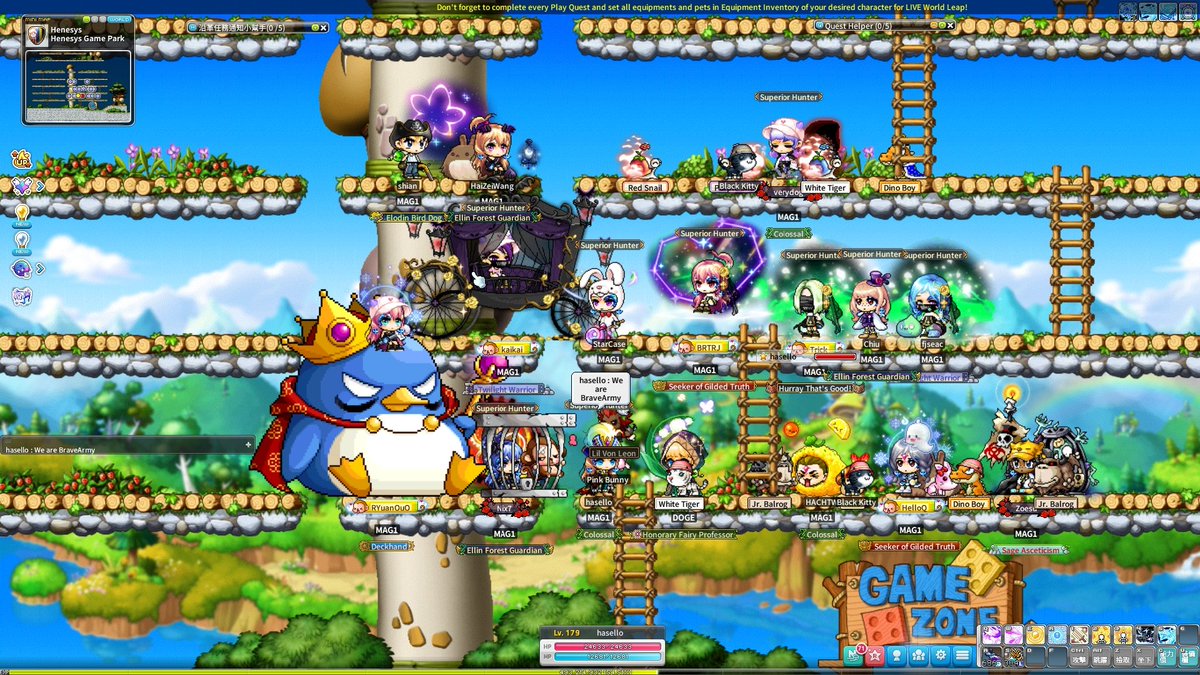 楓之谷測試終於結束了，跟群裡夥伴沒日沒夜的玩，肝隱隱作痛，最後主號帶了一些深淵跟女皇裝備，準備正式服第一週就開始抱團打王，產裝販售💰  個人相當看好2025年區塊鏈遊戲會由@