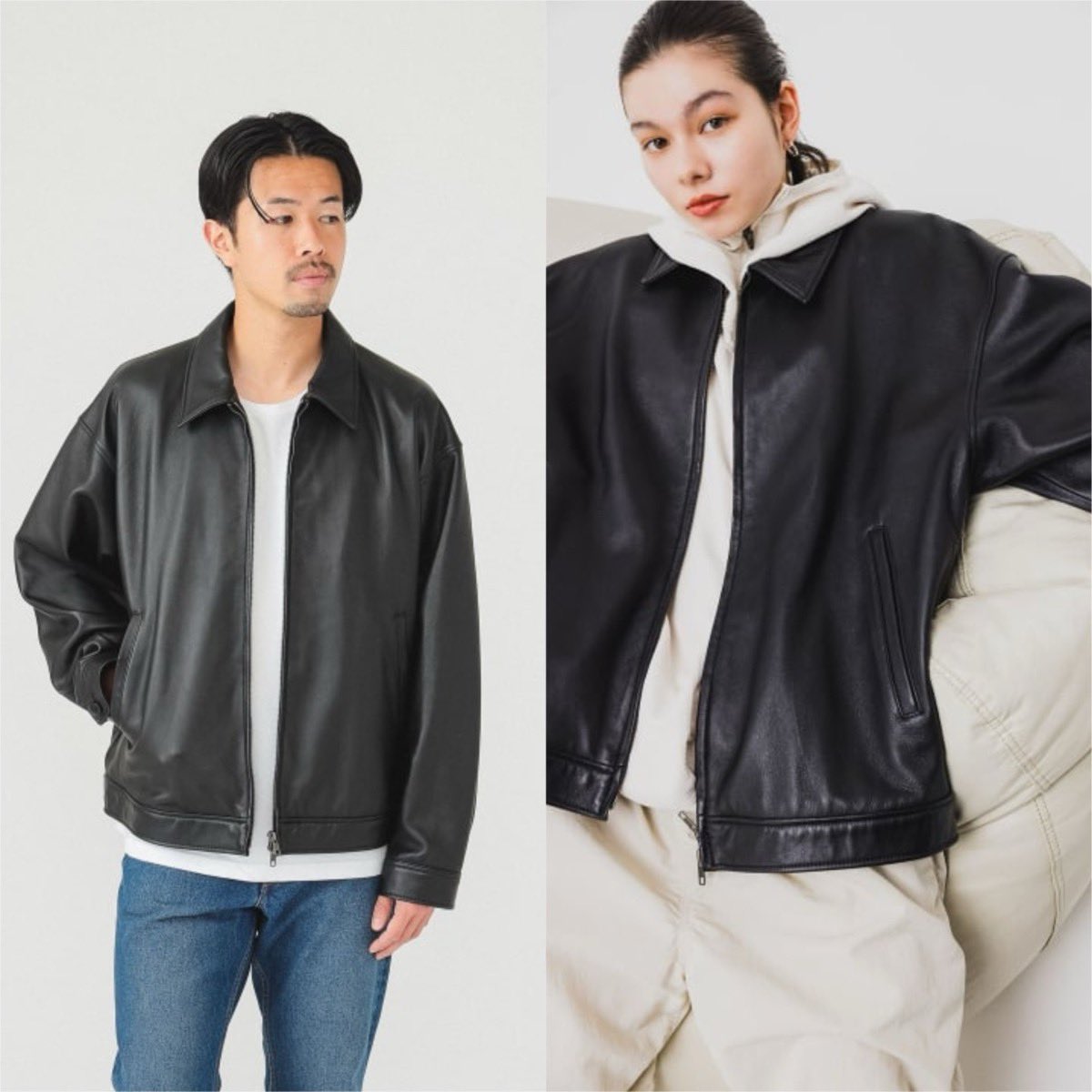 BEAMS の人気アイテム『レザー ジップブルゾン』が再入荷 【ビームス