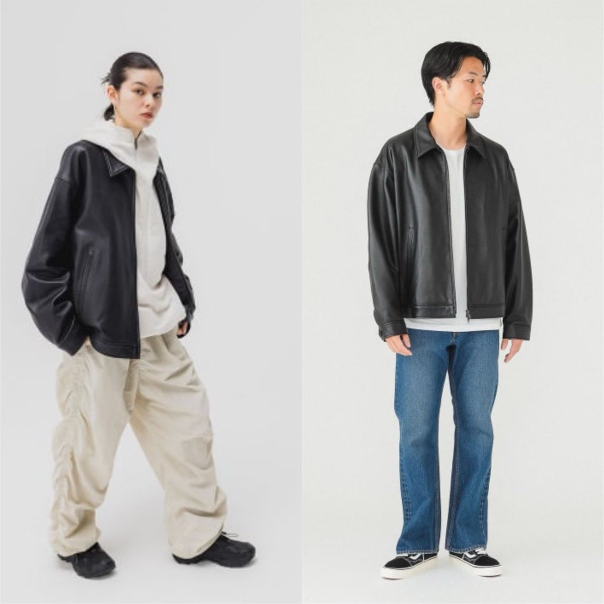 BEAMS の人気アイテム『レザー ジップブルゾン』が再入荷 【ビームス