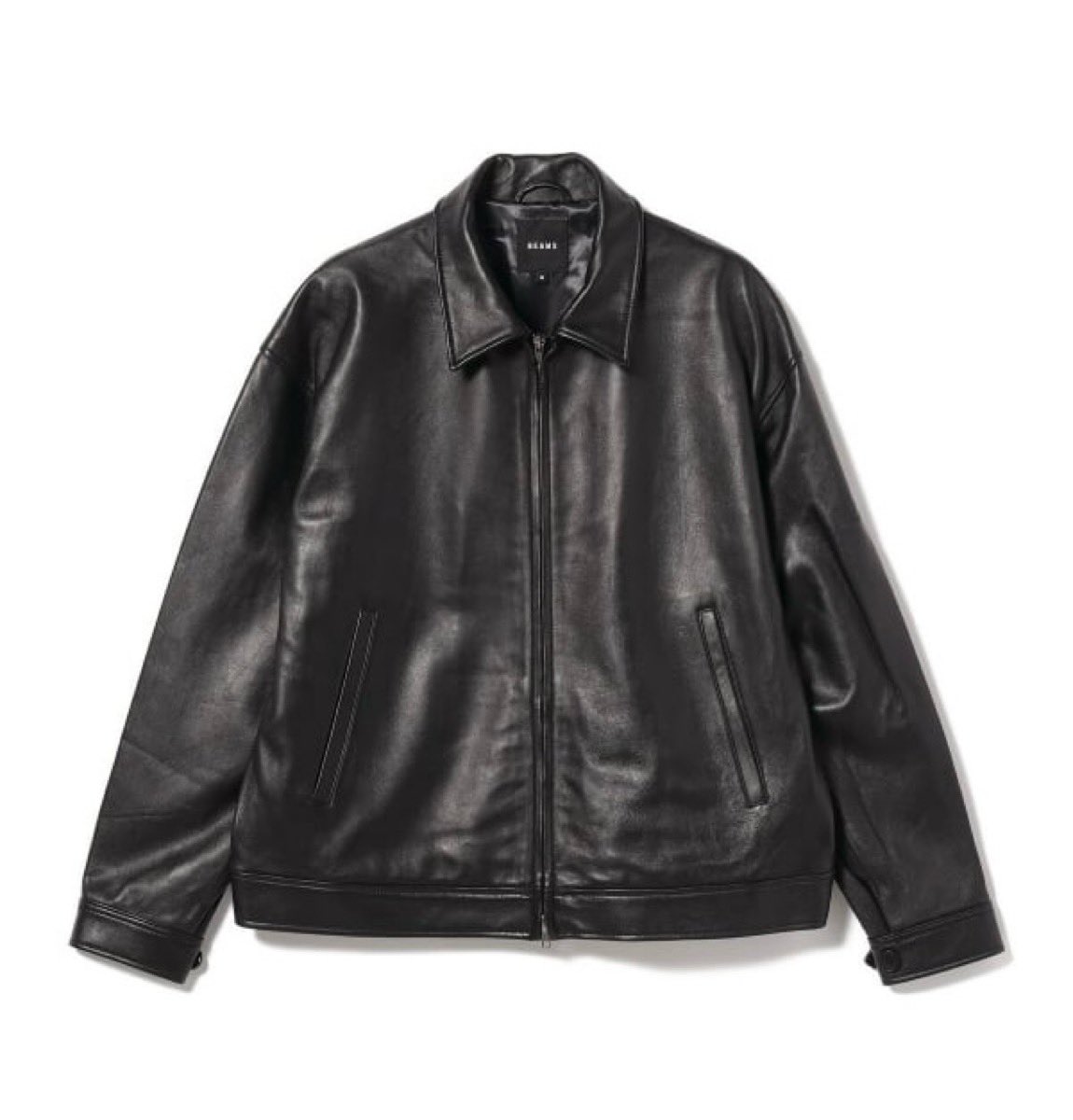 BEAMS の人気アイテム『レザー ジップブルゾン』が再入荷 【ビームス
