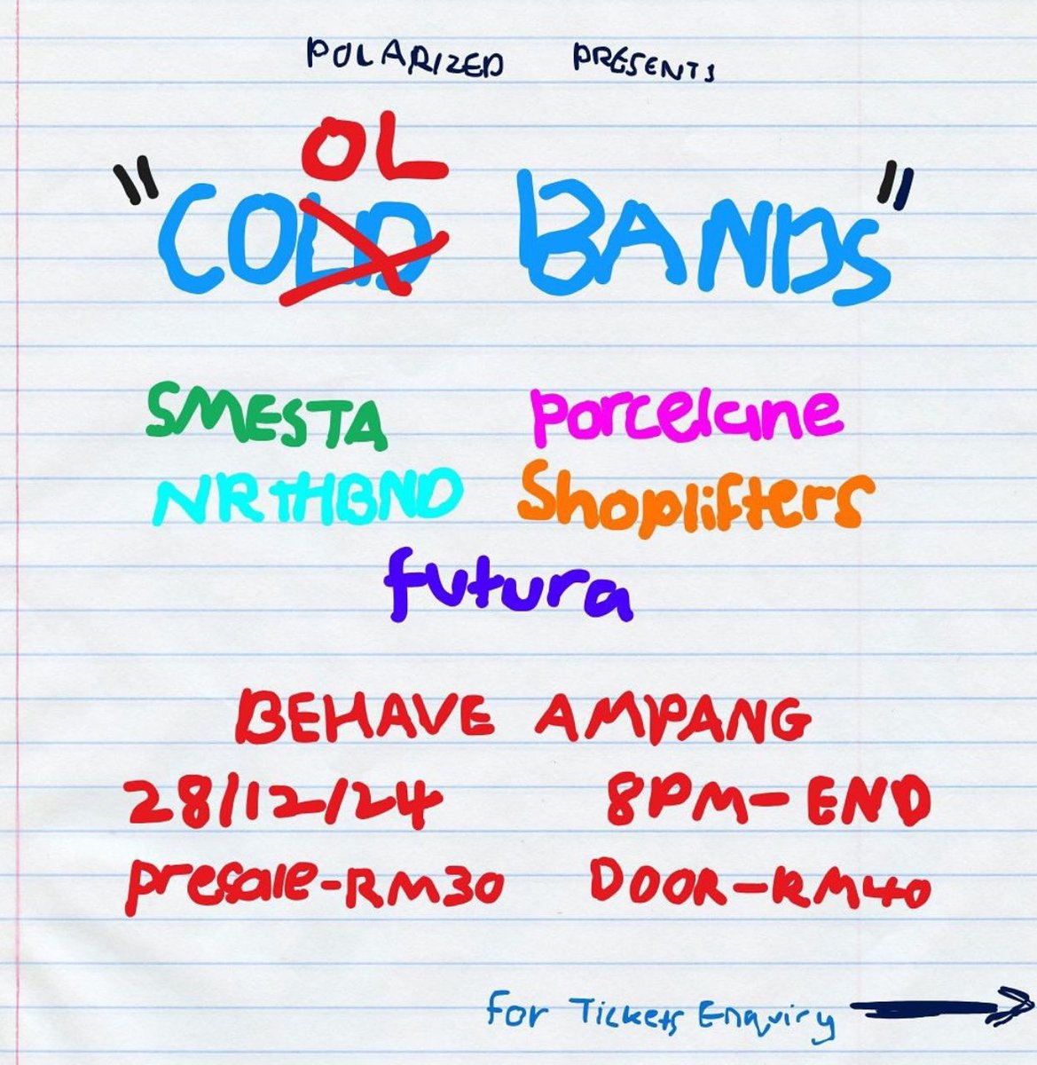 We are cool bandss 👁️👄

28/12
Behave Ampang

So yall there cool bandsss