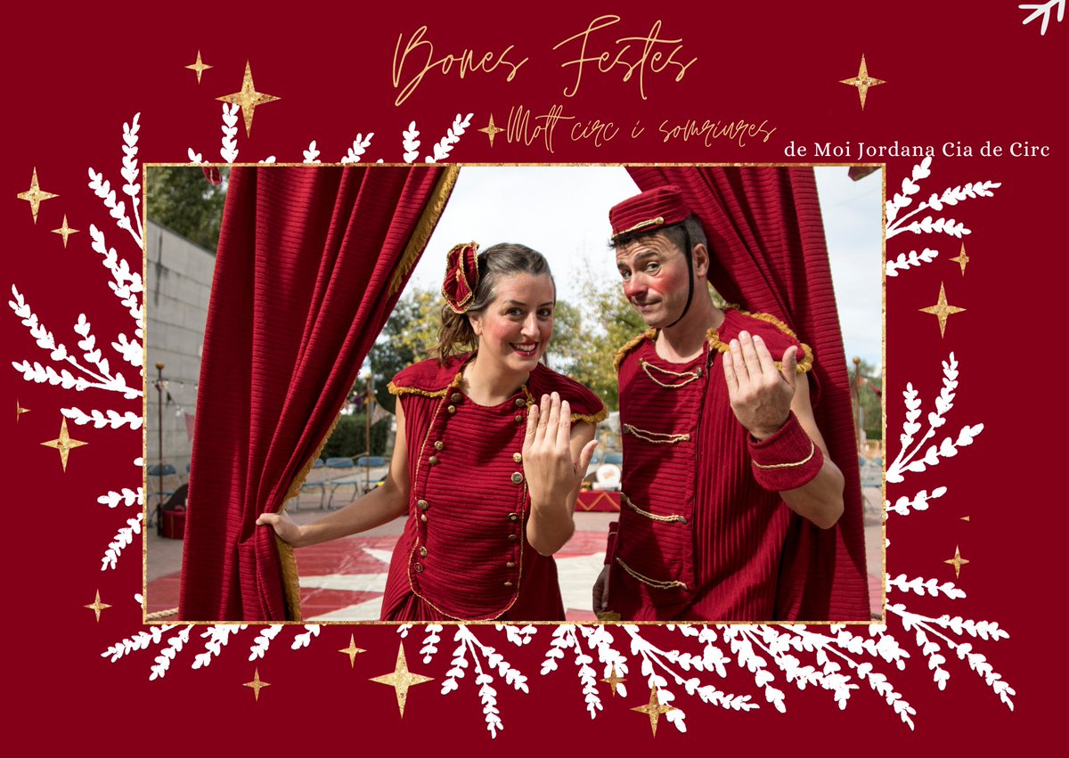 🎄Bones Festes🎄
🎄Felices Fiestas🎄
🎄Merry Christmas🎄

Us desitgem molta salut, amor, circ i somriures!!

#bonnadal #moijordanacirc #felicesfiestas #merrychristmas #amor #riures #clown #circ