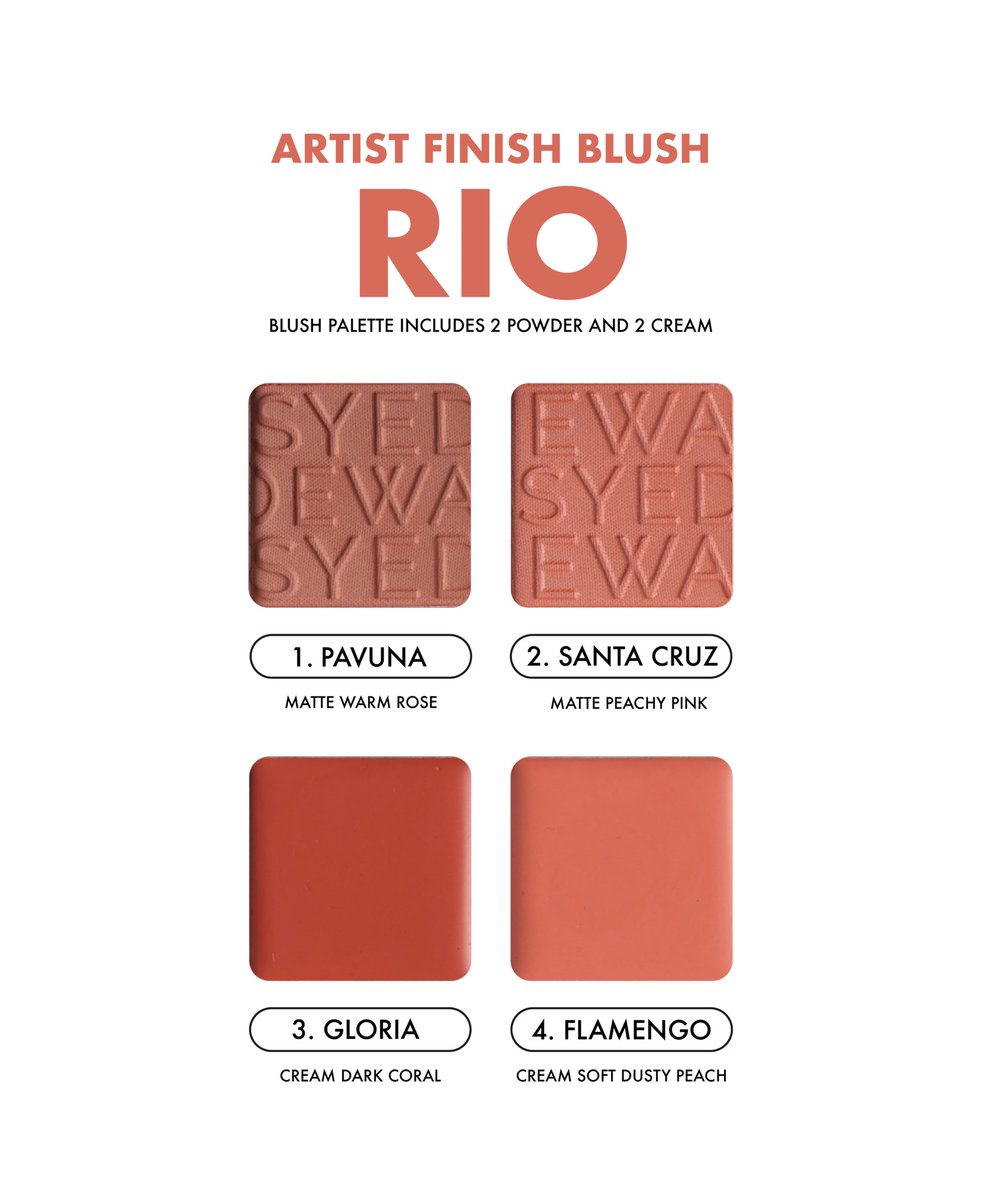 syedewacosmetic's tweet photo. Say hello to sunshine in a compact with our Artist Finish Blush in Rio de Janeiro 🌞
Each shade channels the spirit of Rio’s metro stations, with 2 powders and 2 creams for a bold, radiant flush.
📅 Launching 24 Dec – Get ready to blush like you’re in Rio
#SyedewaCosmetics https://t.co/7Jj26McTTv