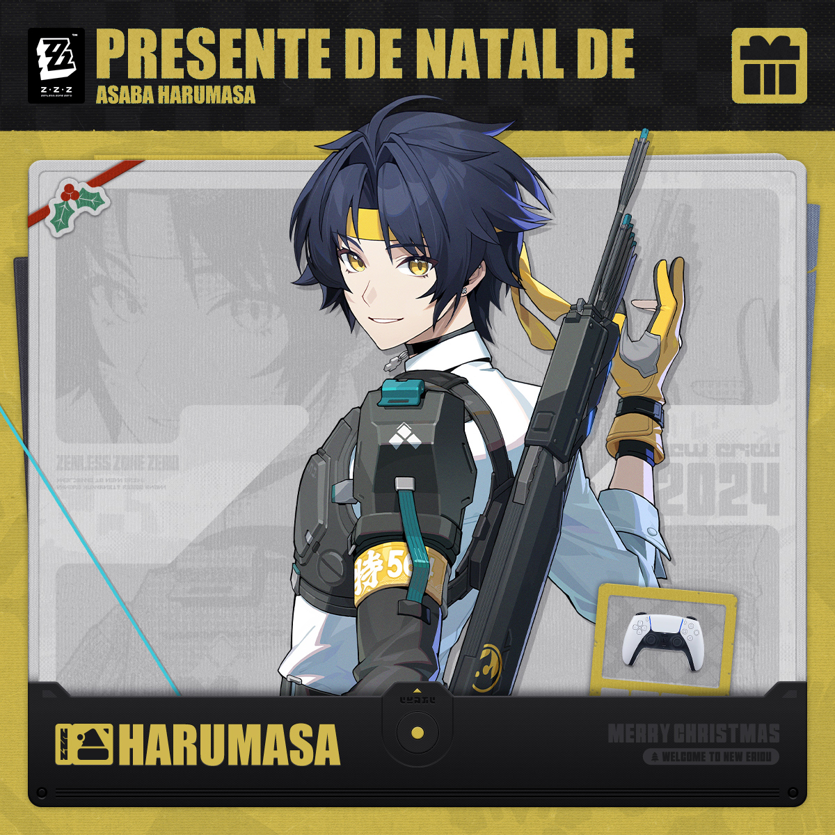 Teringt's tweet photo. Meu desejo de Natal é o #PresenteDoHarumasa

Faça login na Versão 1.4 para obter o Agente de Classe S "Asaba Harumasa" grátis.
Baixe o jogo agora: https://t.co/DLC4ks242r

#zzzero 
https://t.co/35pjHZ8SPT