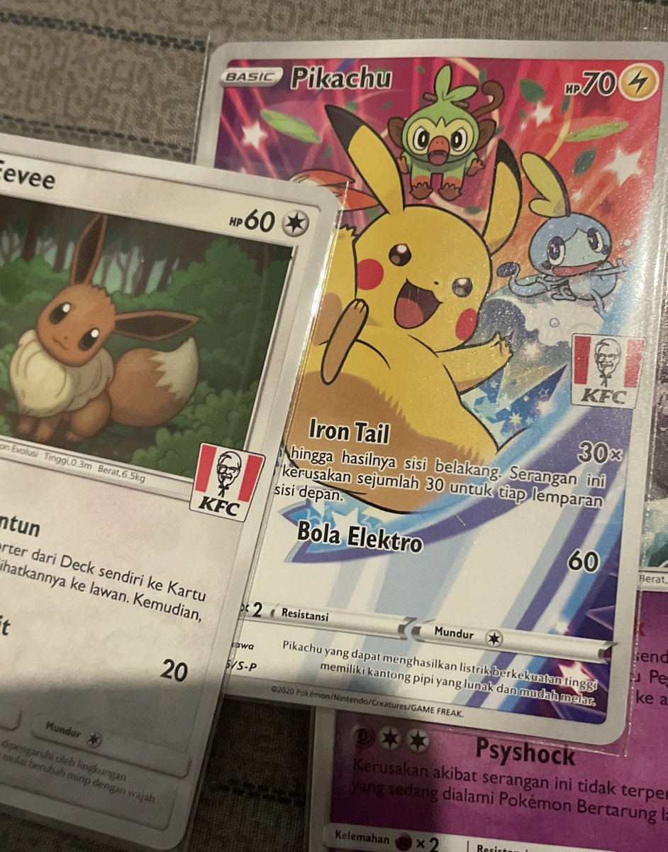 Promo kartu pokemon kfc 2021 sedikit menolong mood karena zonk pack 151 jepang sebelum nya ❤️❤️