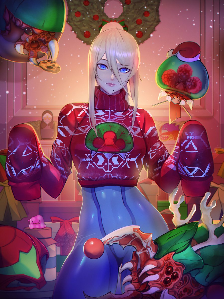Samus day #62 ☃️🎄
#MetroidDread #Metroid #SamusAran #Samus #MerryChristmas ☃️🎄