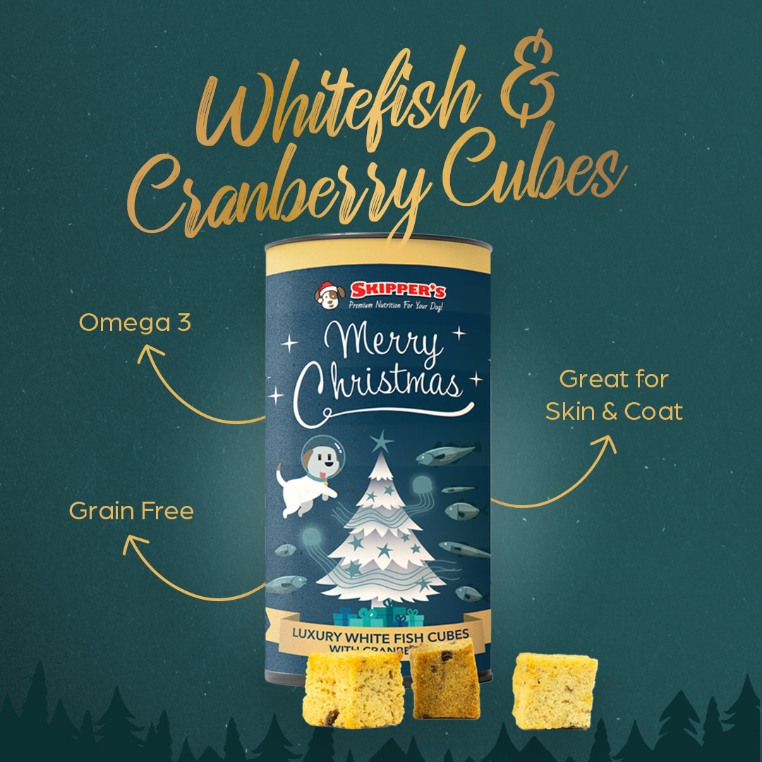 A tasty treat doubling as the PAW-FECT stocking filler 🎁 Now available online!

#skipperspetproducts #christmasgiftguide #dogtreats #naturaldogfood #fishtreats