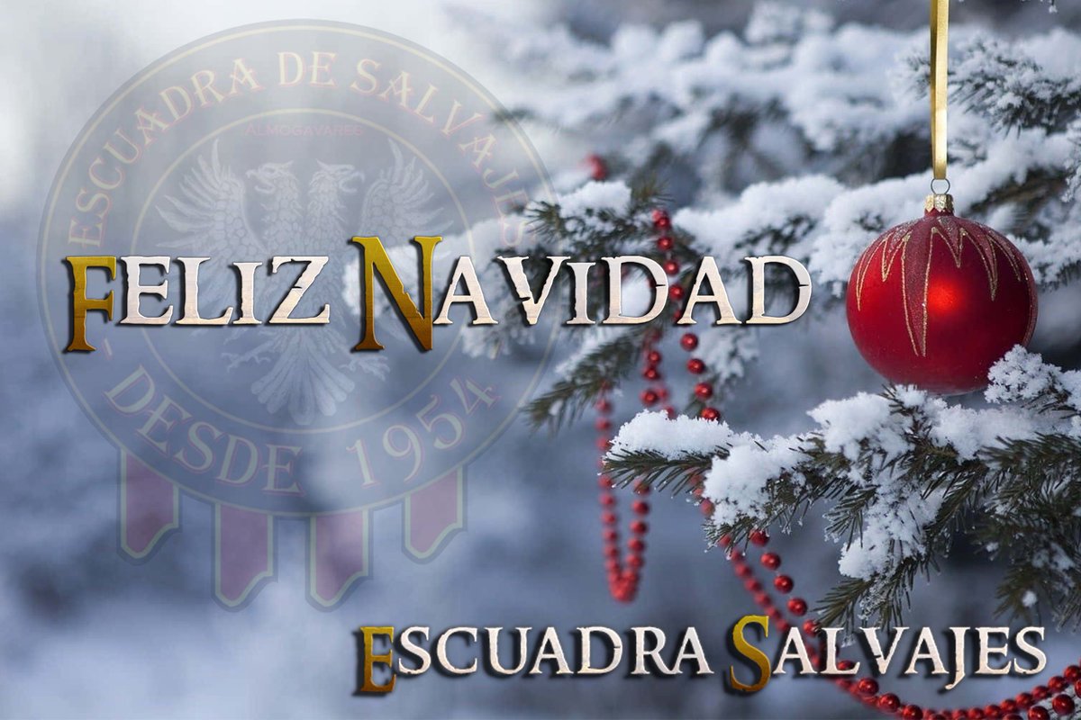✨ Desde la Escuadra de Salvajes deseamos que disfruten de estos días junto a sus seres más queridos. ✨

“Que el espíritu navideño te motive a ser la mejor versión de ti mismo.”

🌟 ¡¡Feliz Navidad!! 🌟