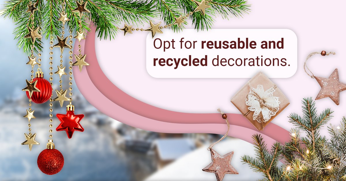 EUEnvironment's tweet photo. Season's greetings from the European Environment Agency! 🌍✨

Let's all take some small actions to take care of our planet. Consider these four #ecofriendly tips: https://t.co/AGsCHIJouG