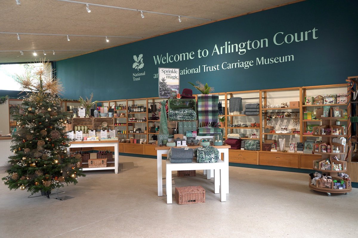 Arlington Court will be open today from 10am.

The big winter sale starts today 🎉🛍️

Pop into the shop to grab a bargain between now and the 5 Jan (excl. 24-26 Dec). Thanks to everyone who’s supported the reopening of our shop this year. We couldn't have done it without you 🙌