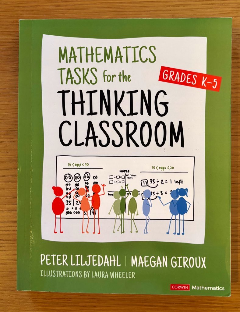 Carles Granell (@carlesgranell4) on Twitter photo 7️⃣ “Mathematics Tasks for the Thinking Classroom. Grades K-5” (Peter Liljedahl i Maegan Giroux)
👉🏼 A través de la proposta de 50 tasques es proposen recomanacions per implementar #AulasParaPensar a l’etapa de primària
Publicació de <a href="/pgliljedahl/">Peter Liljedahl</a> i <a href="/MaeganGiroux/">Maegan Giroux</a> a <a href="/CorwinPress/">Corwin</a> 7️⃣ “Mathematics Tasks for the Thinking Classroom. Grades K-5” (Peter Liljedahl i Maegan Giroux)
👉🏼 A través de la proposta de 50 tasques es proposen recomanacions per implementar #AulasParaPensar a l’etapa de primària
Publicació de <a href="/pgliljedahl/">Peter Liljedahl</a> i <a href="/MaeganGiroux/">Maegan Giroux</a> a <a href="/CorwinPress/">Corwin</a>
