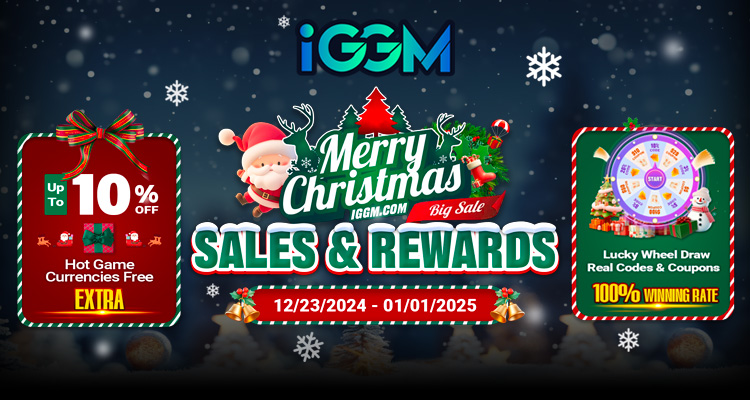 🎅2024 Merry Christmas Sale &amp; Rewards🎅

🥳What Are the offers?
1️⃣Main Games Currency Giveaway (Up To 10% Off)
2️⃣Lucky Wheel Draw (Real Codes &amp; Coupons, 100% Winning Rate)

🗓Event Date: 12/23/2024-01/01/2025
🧐Want to Know More Details? Click: iggm.com/news/iggm-luck…
🎮For Lucky