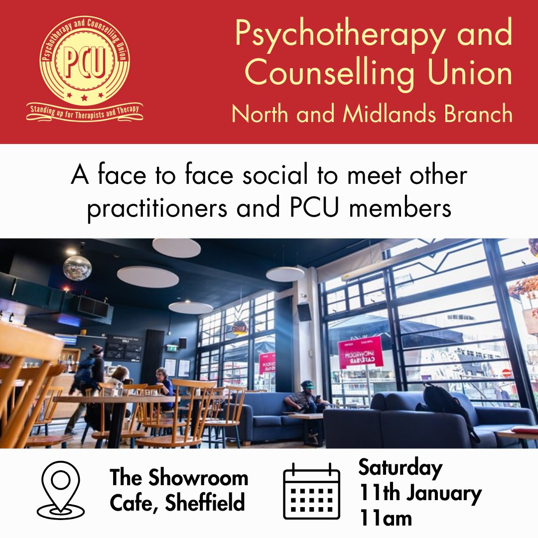 PCUnion (@pcu_union) on Twitter photo A face to face social to meet other practitioners and PCU members
WHERE: The Showroom Cafe, Sheffield. Near to the bus and train stations, and has lots of bike parking.
The Showroom has an accessibility statement here; showroomworkstation.org.uk/info/accessibi…
WHEN: Saturday 11th January, 2025 at A face to face social to meet other practitioners and PCU members
WHERE: The Showroom Cafe, Sheffield. Near to the bus and train stations, and has lots of bike parking.
The Showroom has an accessibility statement here; showroomworkstation.org.uk/info/accessibi…
WHEN: Saturday 11th January, 2025 at