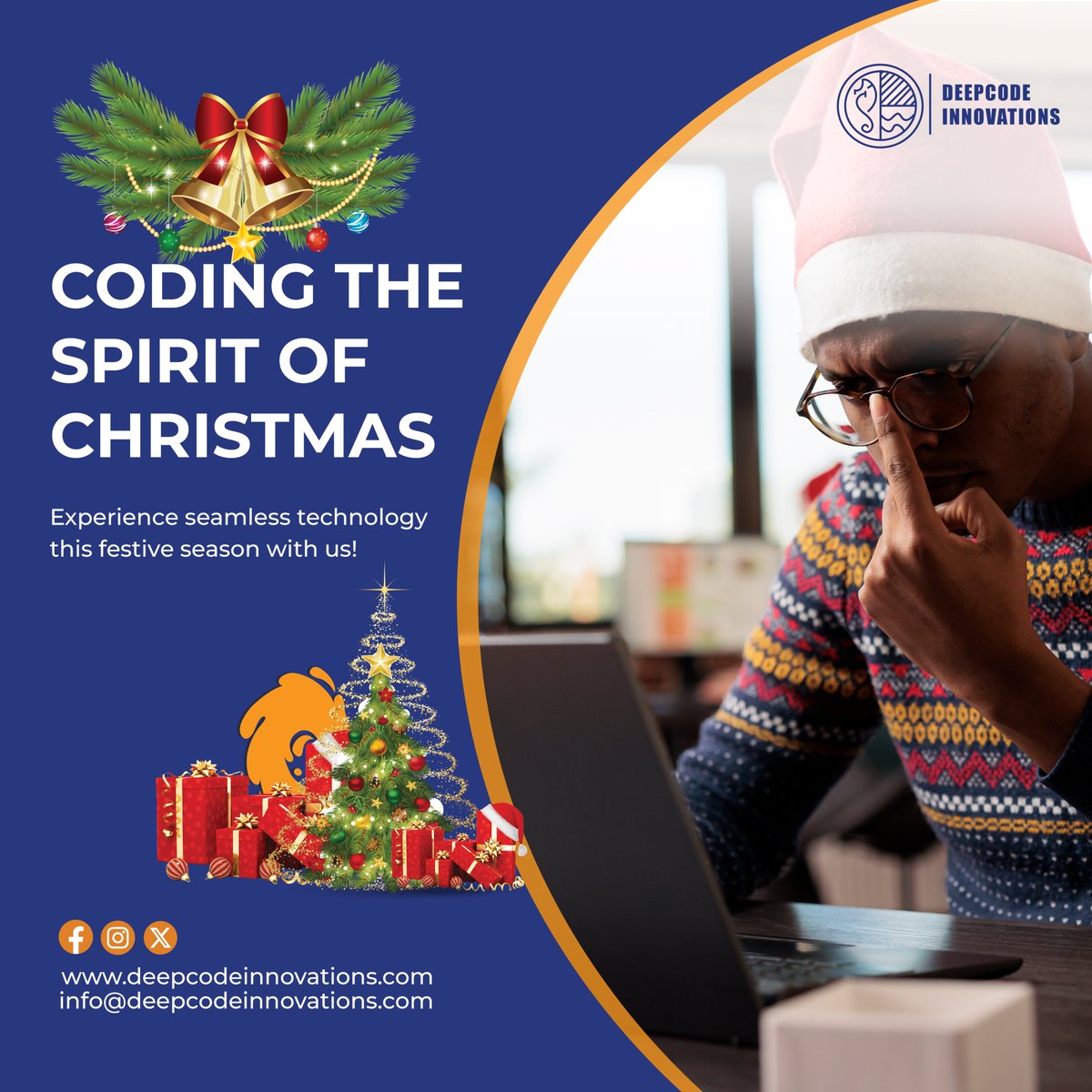 Deepcodein's tweet image. The festive season is here!! #ict #Innovation