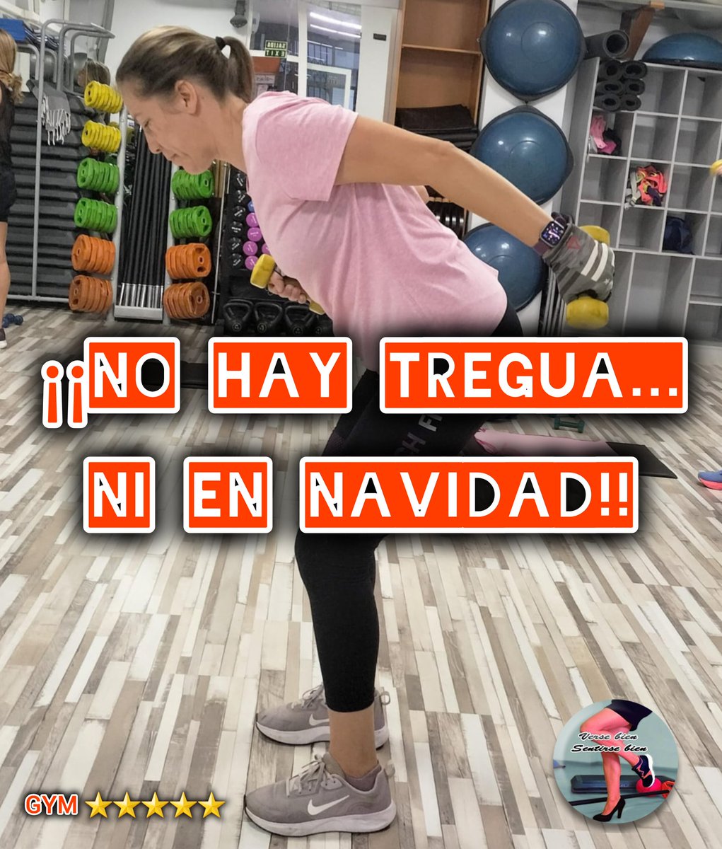 SbeltaPRO's tweet photo. #NuncaEntrenarasSola ¡¡NO HAY TREGUA NI EN NAVIDAD!! Sesión de entrenamiento en #TuGymPreferido a modo de PRE Noche Buena (Semana 52) https://t.co/Mq0M6JnuQO