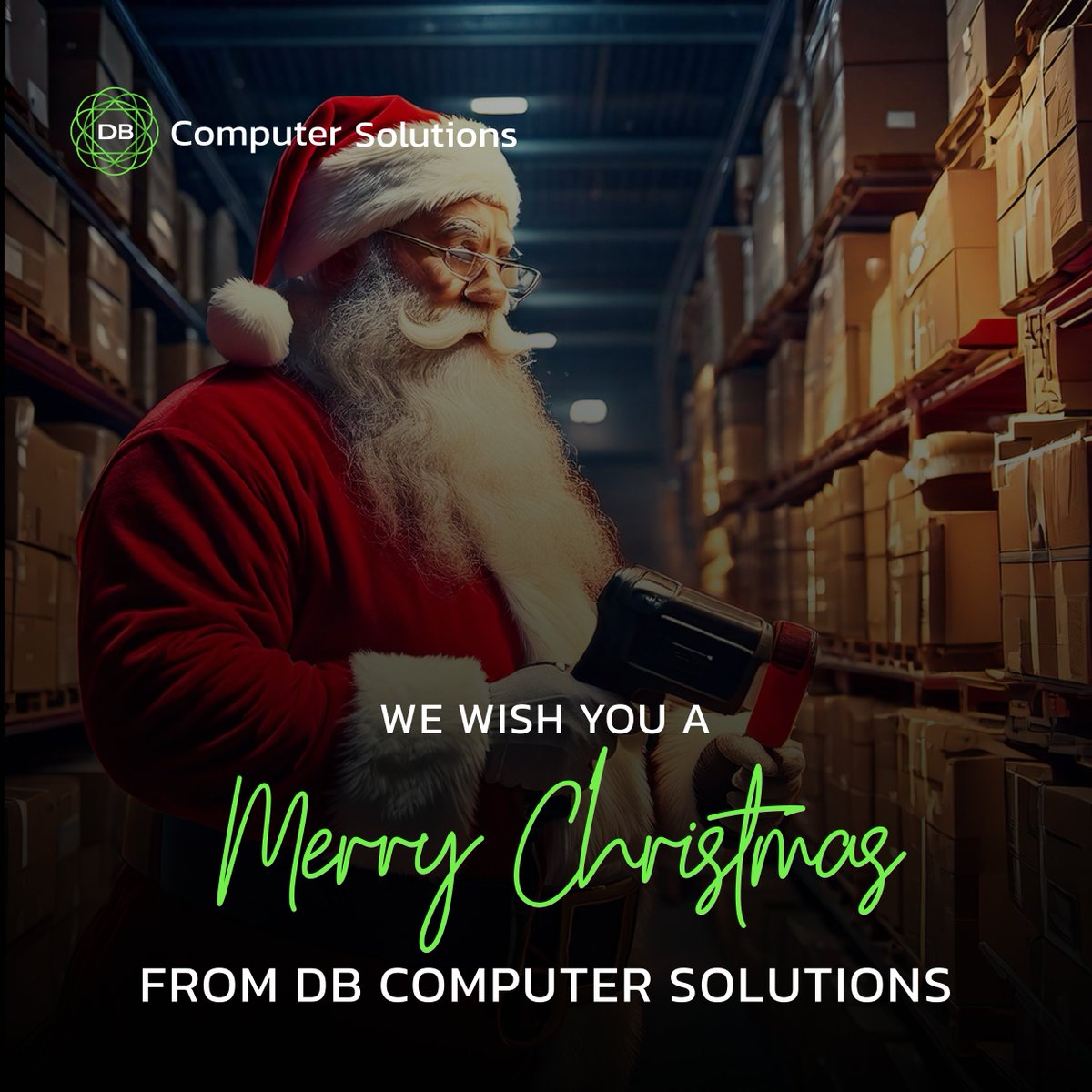 DB_Comp's tweet image. Santa's Secret? Barscan Magic! 🎁
Keeping the North Pole stock under control, one scanned present at a time.
Merry Christmas from @DB_Comp !
#MerryChristmas #HappyHolidays #DBComputerSolutions