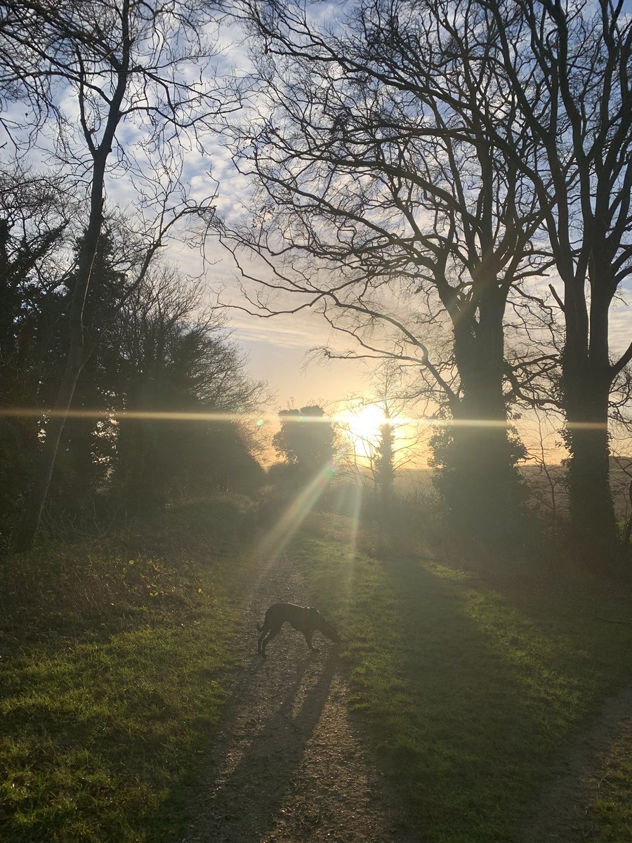 Beautiful morning on the Roman Road