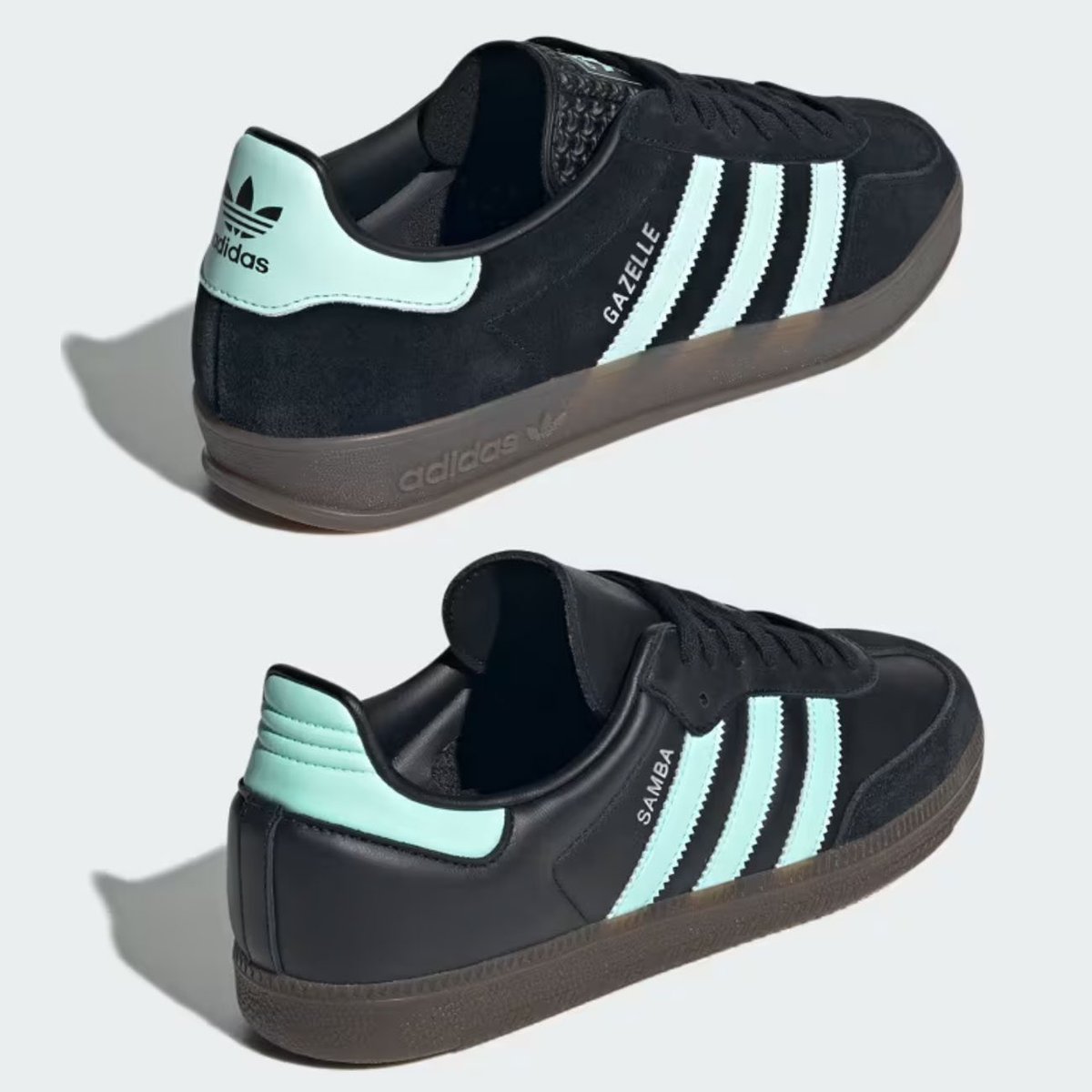 アディダス、ティファニーブルーみたいな「ガゼル インドア」「サンバ