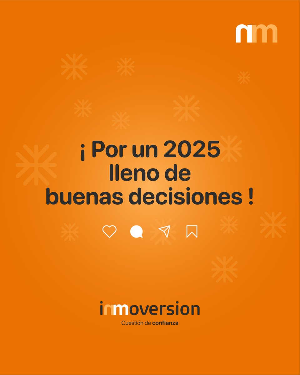 inmoversion's tweet photo. 🎄 En Inmoversion, cada cliente es único. Te guiamos con atención personalizada para vender tu vivienda o encontrar tu inversión ideal. ¡Por un 2025 lleno de confianza y resultados! 🏡✨ #AtenciónPersonalizada #inmoversion #VenderTuCasa #madrid https://t.co/hBujwgq05R