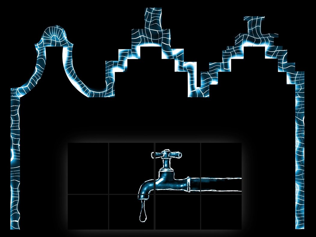 ihedelft's tweet image. See IHE Delft 💧 in the #videomapping display on the House of Delft’s Innovation Gallery during Delft’s winter light festival #DelftVerlicht’ next to Delft Central Station between 17:30-22:30 from 24 Dec-20 Jan. 
We look forward to the opening later in 2025 @Deltares @visitDelft