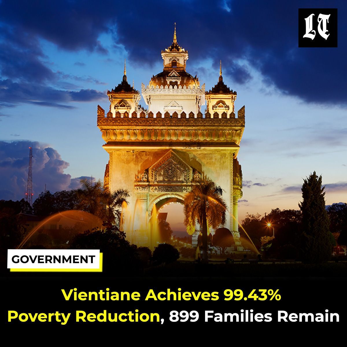 Vientiane's poverty statistics show significant progress, with 99.43% of families above the poverty line, but efforts to support the remaining 0.57% continue. 

Read more: buff.ly/41JnMqF