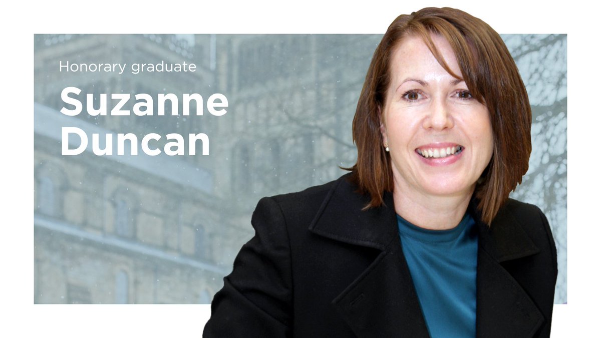 durham_uni's tweet photo. The late Suzanne Duncan, former principal of FE college @EastDurhamCol, made a huge contribution to education in North East England. We're honouring her legacy by posthumously awarding her an honorary degree in our Winter Congregation. 👉 https://t.co/VtR49w2YfA
#DUCongregation https://t.co/6VKP1jpFPQ