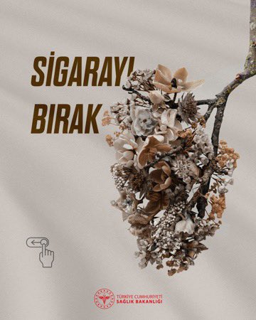 saglikbakanligi's tweet photo. Sigarayı Bırak, Geleceğe Sarıl https://t.co/LcbZJcdSER