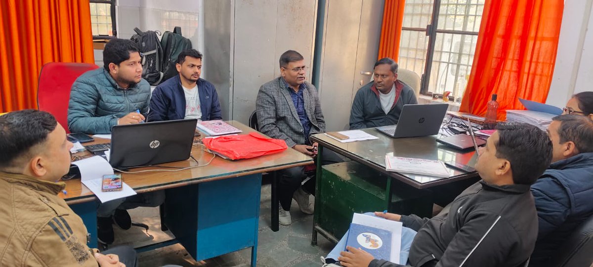 NUHMMBD's tweet photo. Today on date 23-12-2024 Consensus RAISE Tool meeting is conducted with Master Coaches in CMO office Moradabad. https://t.co/Vq2FwdDmVW