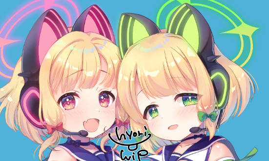 新刊表紙の絵WIP
色やっと塗れた～
ミドリの線画はかいぢう(@cosmil227)氏
すけべな進捗はみすき～にあげてってます 
