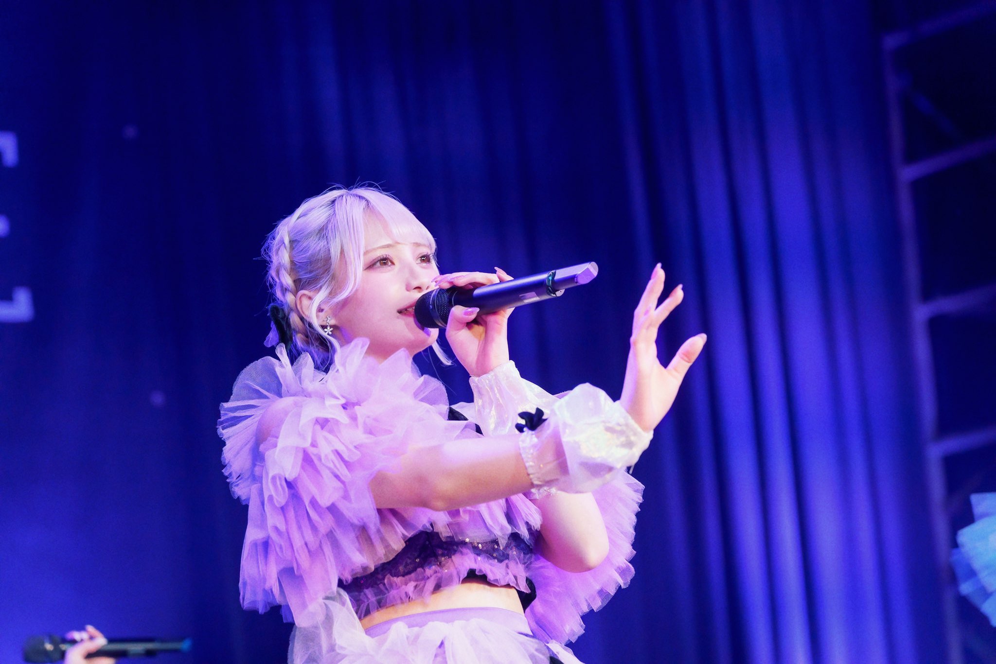 CANDY TUNE OSHI API Tee ver.3 宮野静 しーちゃん しーちゃんのあざとポーズ💜💟 #宮野静 #きゃんちゅー