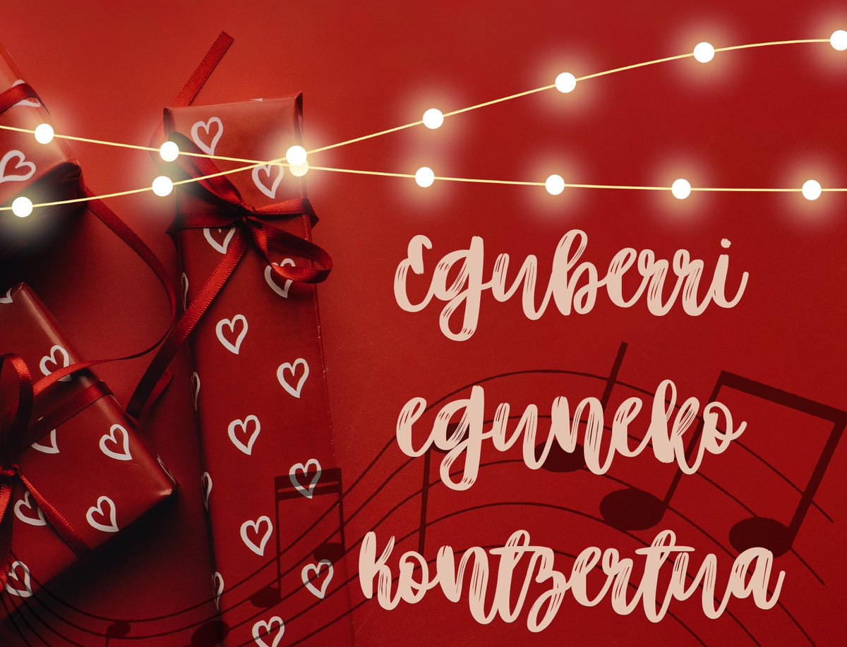 KulturaZarautz's tweet photo. Zarauzko Musika Banda
🎼EGUBERRI EGUNEKO KONTZERTUA 
zuzendaria: Iosu Isasti Agoües 
MERKATU PLAZA 📅 abenduak 25 ⏰12:30 https://t.co/J6kt3kofsE