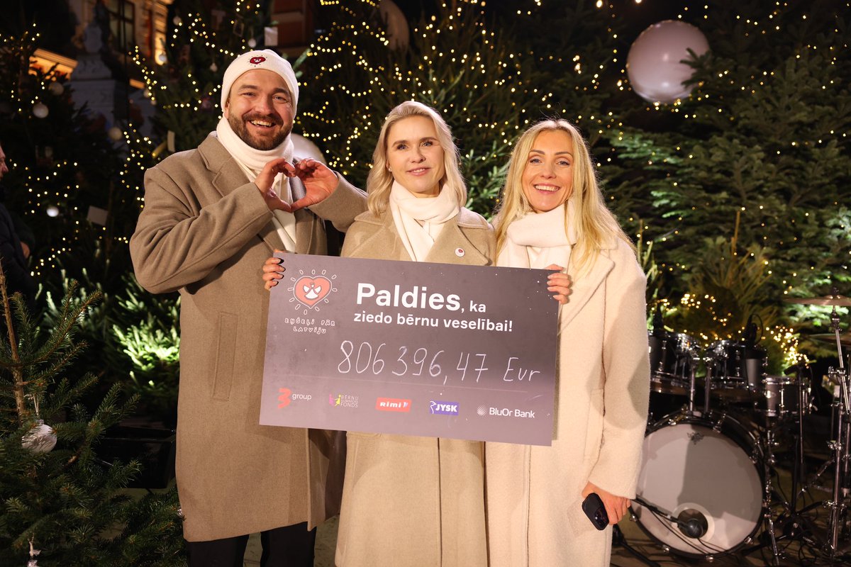 312 bērniem un viņu ģimenēm šie Ziemassvētki būs ļoti priecīgi 🤍 Sirsnīgs paldies jums par veselību un mīlestību, ko ar katru ziedojumu dāvajat šiem bērniem! Lai mums mierpilni un gaiši Ziemassvētki!
