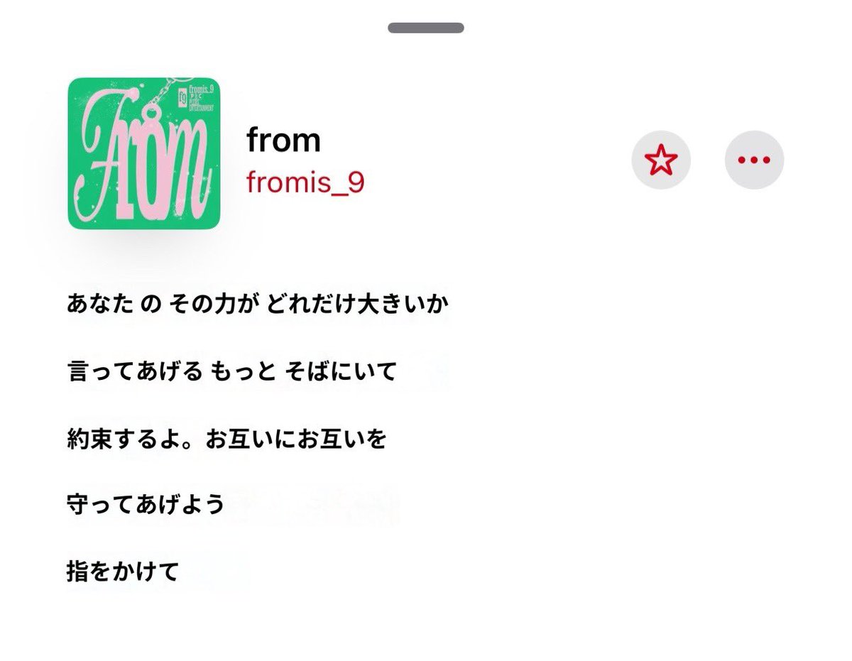 作曲ハヨン作詞メンバー全員の時点で泣けるのに歌詞が良くて滝涙