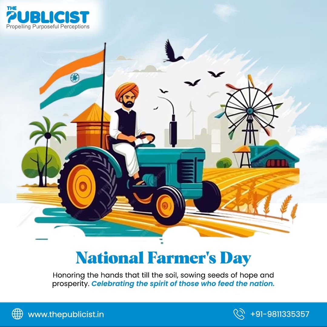 wethepublicist's tweet photo. जय किसान, जय भारत
Saluting the spirit of those who sow hope and reap prosperity🌱On this National Farmer's Day, We The Publicist recognize the unmatched role of farmers in building a self-reliant India.

#FarmersDay #NationalFarmersDay #KisanDivas #PublicRelations #WeThePublicist https://t.co/EGU1oeDSu6