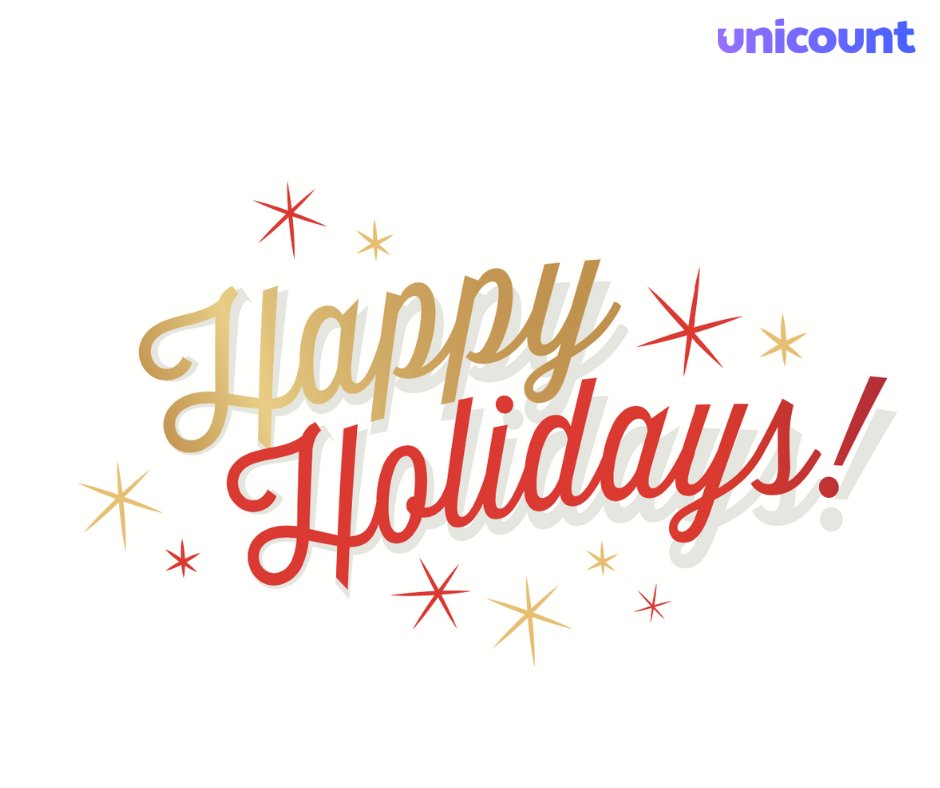 We hope this festive period brings you joyful moments with family and friends, wherever you are in the world.

Take a well-deserved break, create lasting memories, and step into the New Year with renewed energy and inspiration.💡

✨ Happy holidays from the Unicount Team! ✨