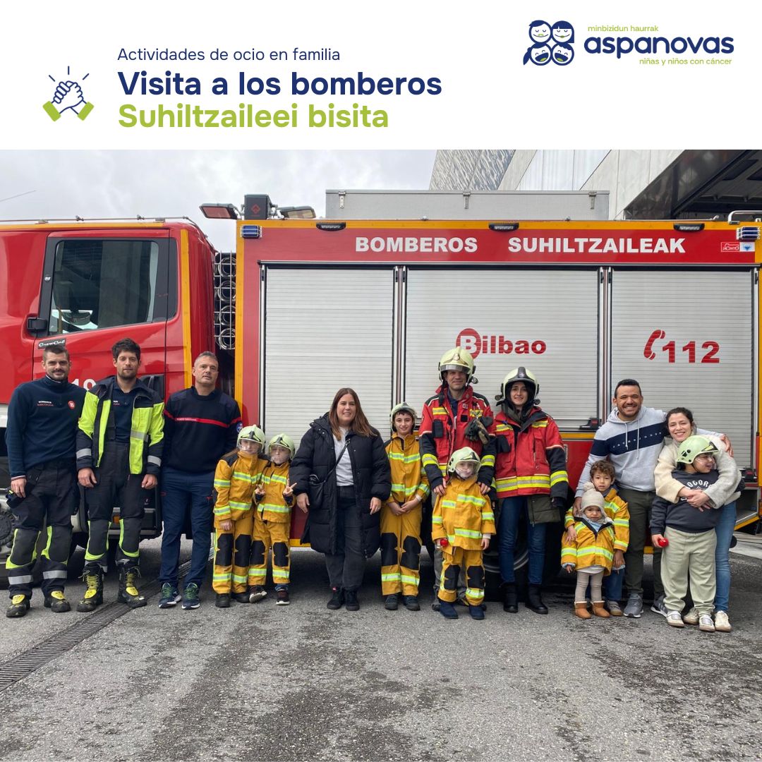 aspanovas's tweet photo. ¡Ayer nuestros txikis de #ASPANOVAS vivieron una experiencia increíble en el Parque de Bomberos de Miribilla! 🚒

Pasaron una jornada llena de aprendizaje conociendo de cerca el increíble trabajo que realizan los bomberos y bomberas cada día. Mila esker bihotzez! @BomberosBilbao https://t.co/BzZEei1695