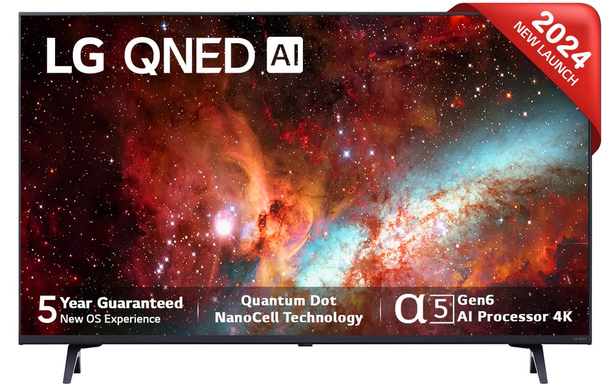 MasterGadgetsIN's tweet image. #LG 164 cm (65 inches) QNED-75 | #Smart #WebOS #QNED #TV 65QNED75SRA
amzn.to/3ZHNtVG
Deal price  (58% Discount) 
₹59,999 MRP
→ Smart WebOS QNED TV
→ 4K Ultra HD
→ 4K Up scaling & AI Brightness
#amazonfinds