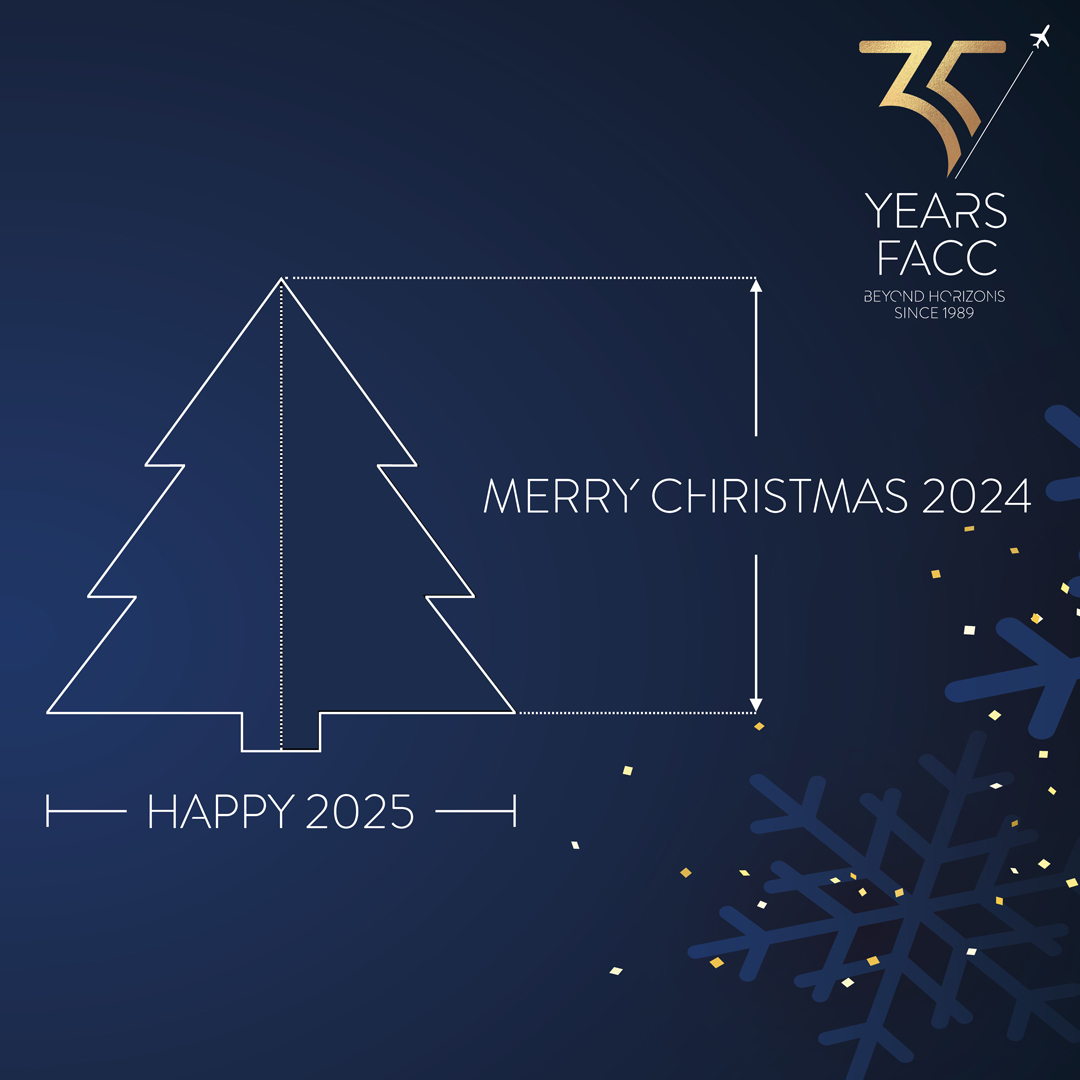 FACC wishes all its customers and partners a Merry Christmas and a Happy New Year! We look forward to an exciting and successful 2025!

🎄❄️⛄

#merry #christmas #beyondhorizons