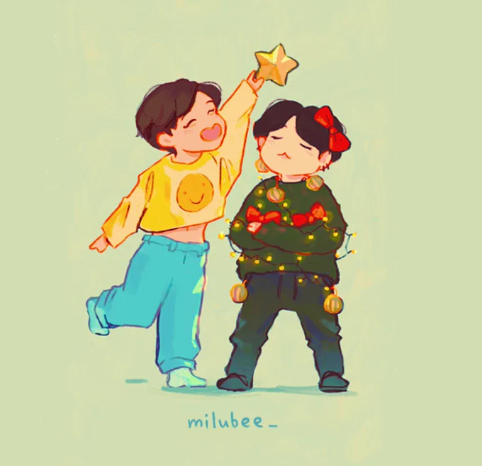 decorating trees  reminds me of… 