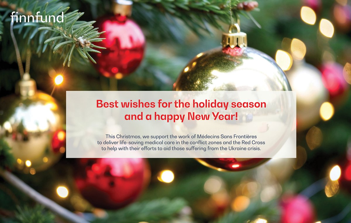 Finnfund's tweet image. Happy holidays! We @Finnfund would like to thank our partners, friends and families and wish you all a joyful holiday season and a happy, peaceful and prosperous New Year 2025⭐️
This year, we support the work of @PunainenRisti  &amp;amp; @MSF_Finland❤️
#developmentfinance #impinv
